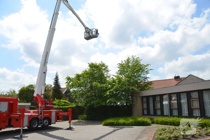 Flinke rookontwikkeling bij uitslaande schuurbrand
