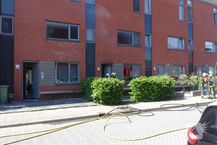 Flinke rookontwikkeling bij woningbrand