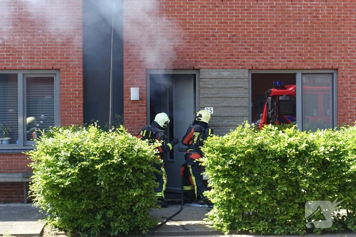 Flinke rookontwikkeling bij woningbrand