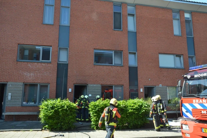 Flinke rookontwikkeling bij woningbrand