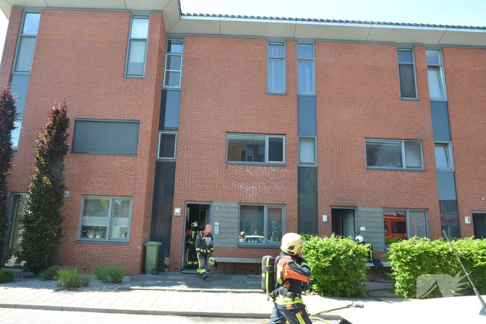 Flinke rookontwikkeling bij woningbrand