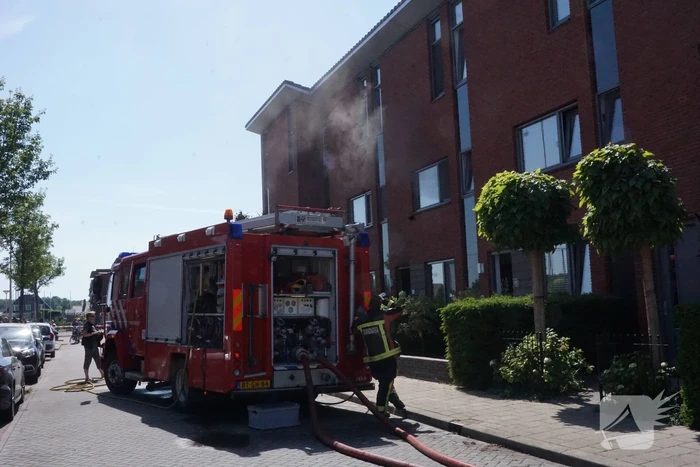 Flinke rookontwikkeling bij woningbrand