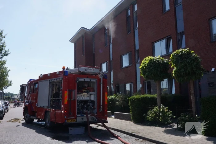 Flinke rookontwikkeling bij woningbrand