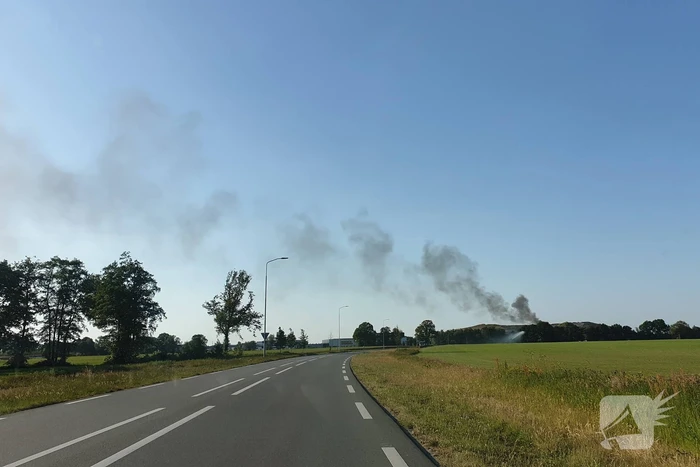 Flinke rookontwikkeling bij brand op vuilstort