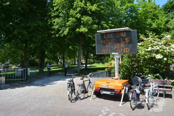 Stadspark afgesloten vanwege corona maatregelen