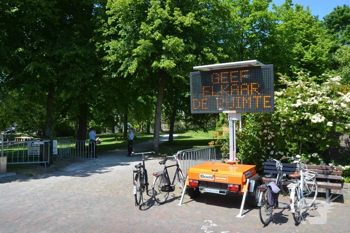 Stadspark afgesloten vanwege corona maatregelen