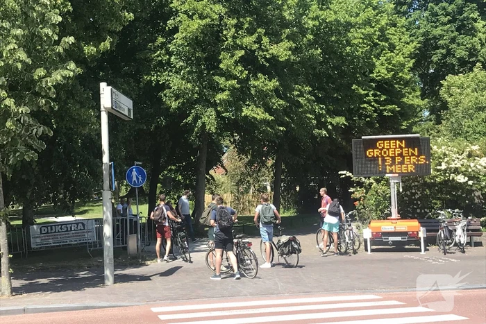 Stadspark afgesloten vanwege corona maatregelen