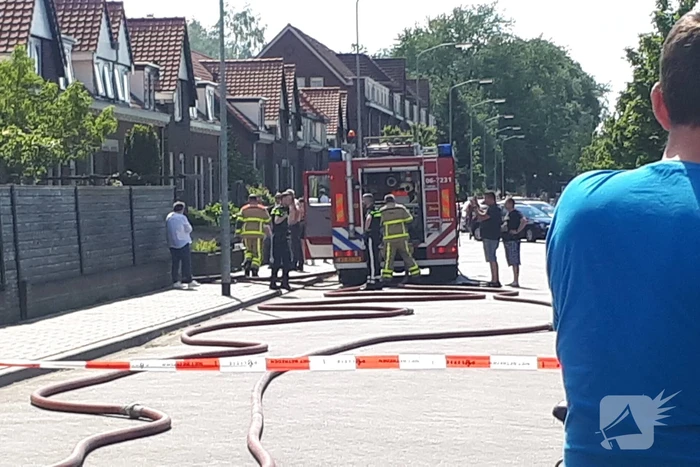 Veel rook bij brand in meerdere schuren
