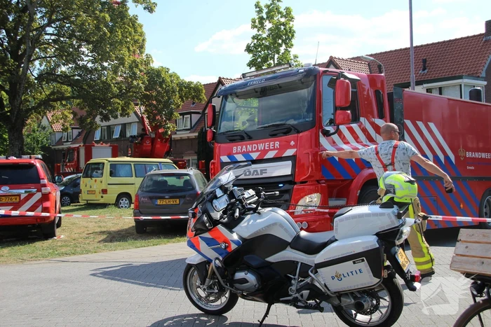 Veel rook bij brand in meerdere schuren