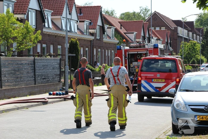 Veel rook bij brand in meerdere schuren