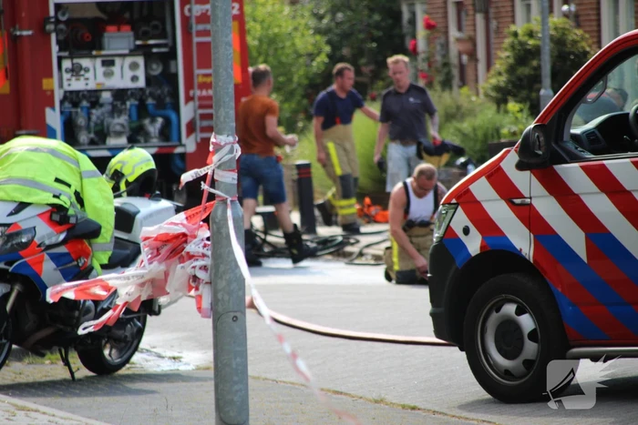 Veel rook bij brand in meerdere schuren