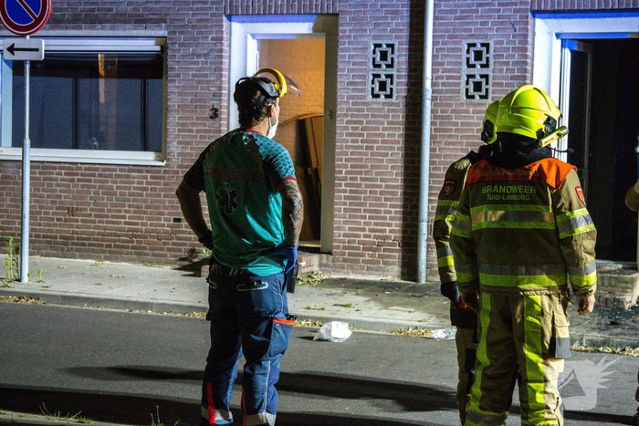 Veel schade aan woning door brandende scooter