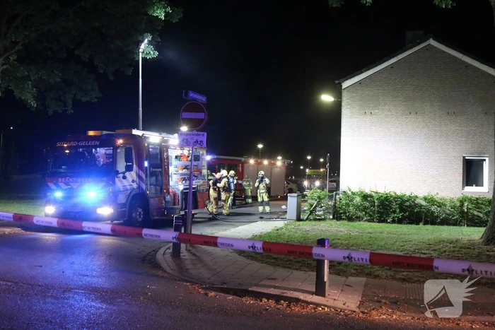 Veel schade aan woning door brandende scooter