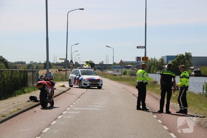 Motorrijder zwaargewond na ongeval