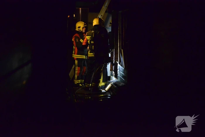Flinke rookontwikkeling bij uitslaande schuurbrand