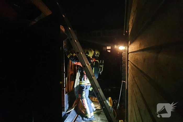 Flinke rookontwikkeling bij uitslaande schuurbrand