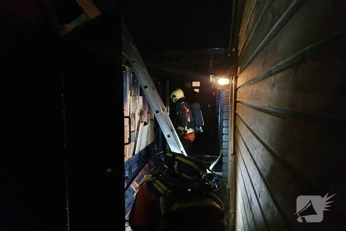 Flinke rookontwikkeling bij uitslaande schuurbrand
