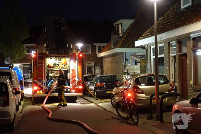 Flinke rookontwikkeling bij uitslaande schuurbrand