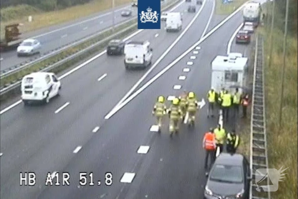 Rijksweg A1 112 nieuws Terschuur 