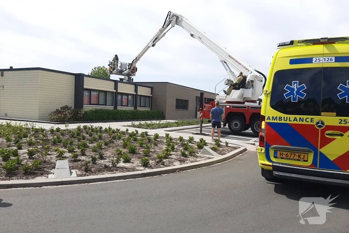 Brand in afzuiginstalatie