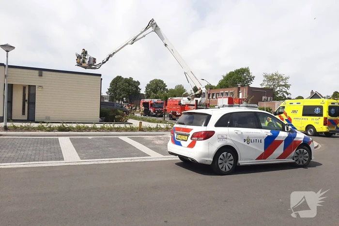 Brand in afzuiginstalatie