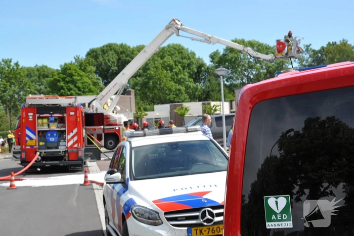 Brand in afzuiginstalatie