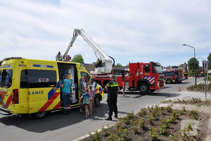 Brand in afzuiginstalatie