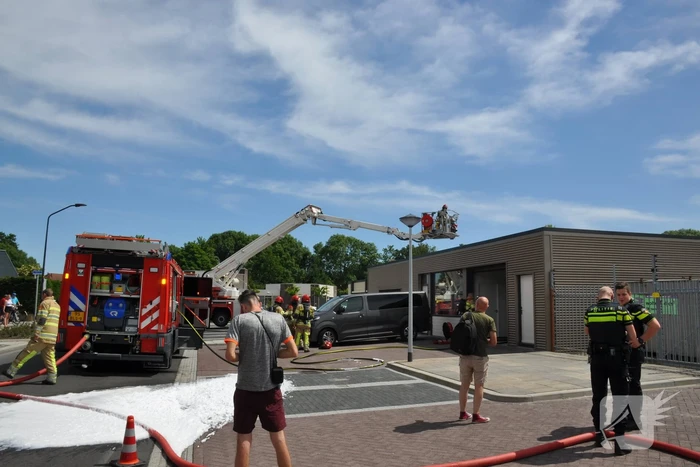 Brand in afzuiginstalatie