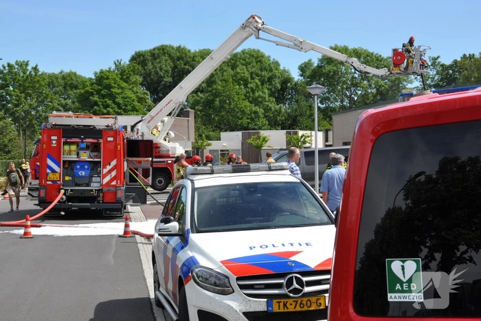Brand in afzuiginstalatie