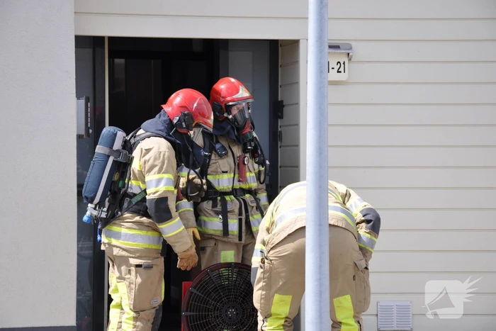 Brand in afzuiginstalatie