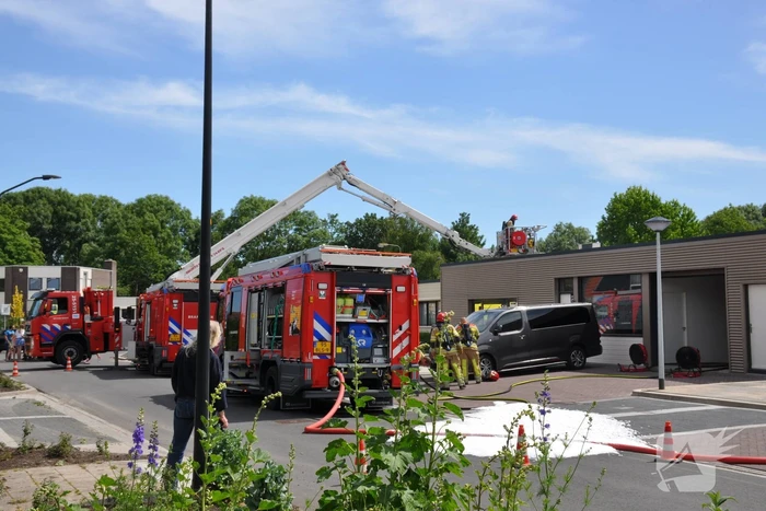 Brand in afzuiginstalatie