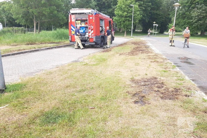 Bermbrand snel geblust