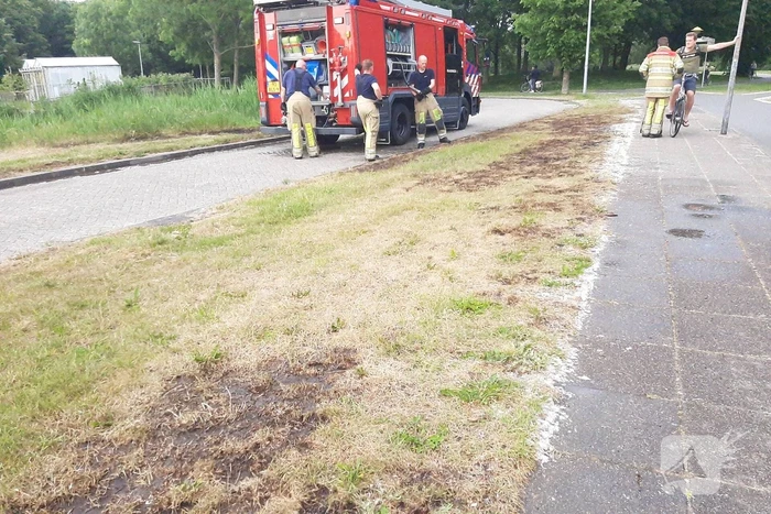 Bermbrand snel geblust