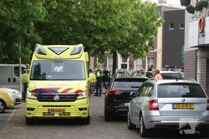 Vechtpartij bij cafe, meerdere gewonden