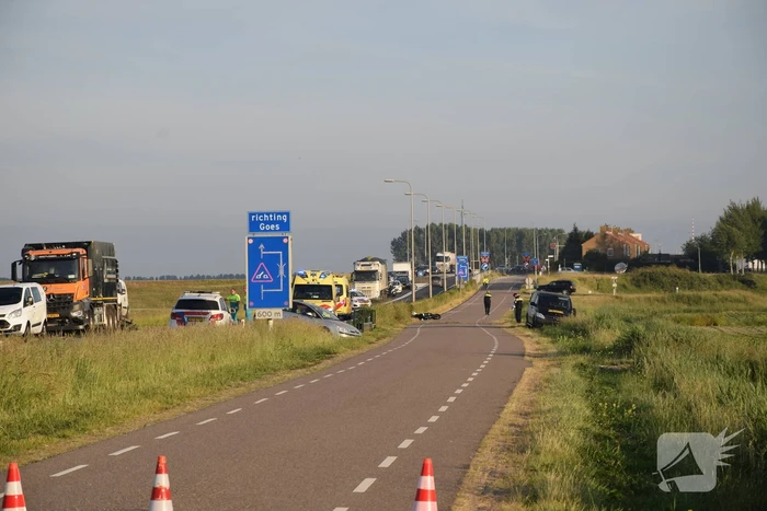Motorrijder overleden bij ongeval