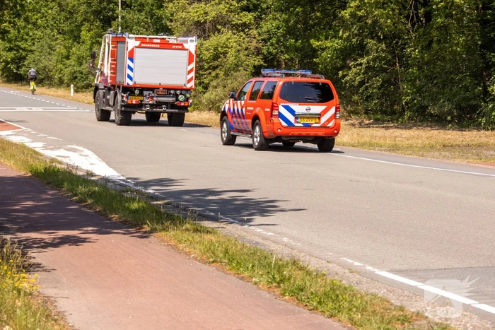 Brand op militair oefenterrein Leusderheide