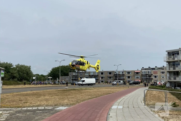 Persoon gewond na val van paard