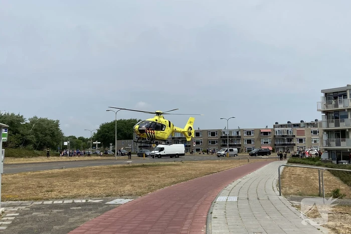 Persoon gewond na val van paard