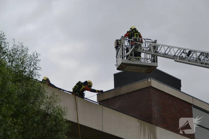 Veel rook bij brand in studentencomplex