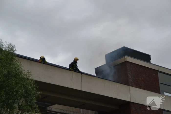Veel rook bij brand in studentencomplex