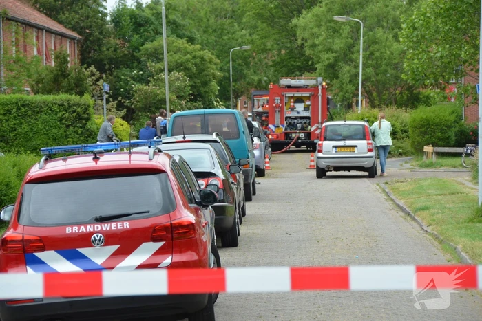 Brand in keuken van woning