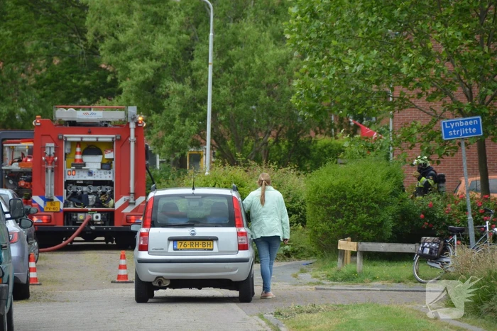 Brand in keuken van woning
