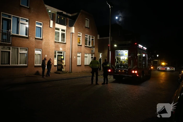 Brand in woning snel geblust