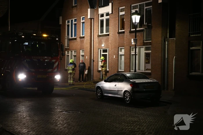 Brand in woning snel geblust