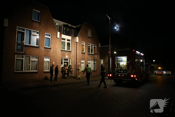 Brand in woning snel geblust