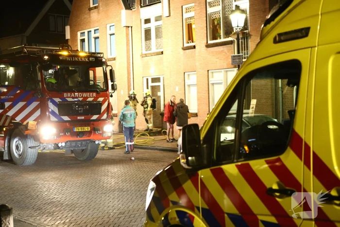 Brand in woning snel geblust
