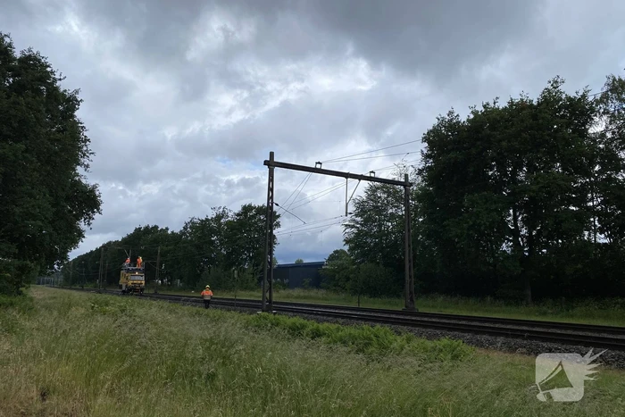 Geen treinverkeer door ooiervaarsnest in bovenleiding