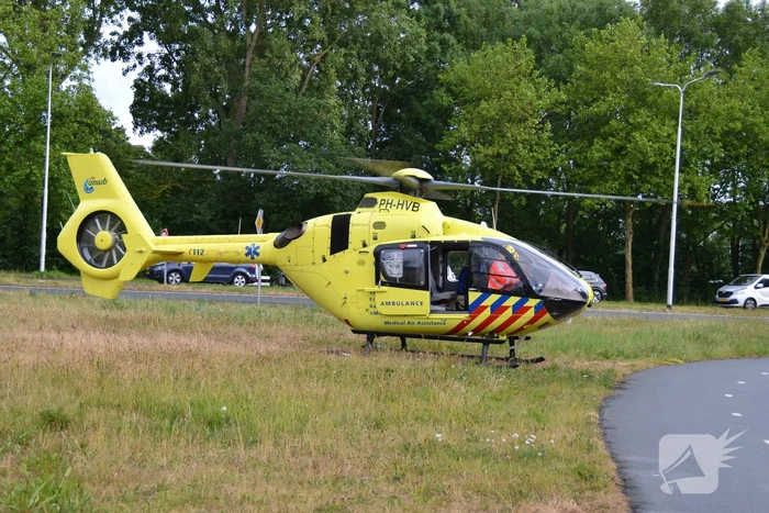 Traumahelikopter landt voor medisch incident in woning