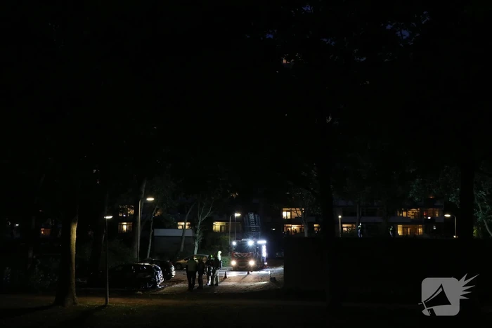 Auto verwoest door brand