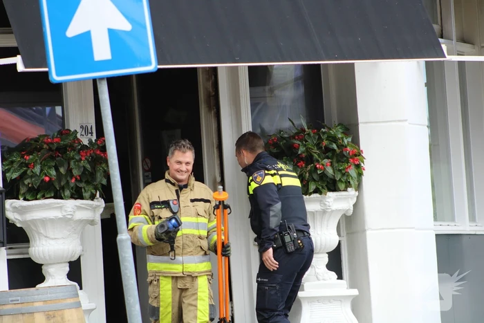 Politiekleding gestolen tijdens brand